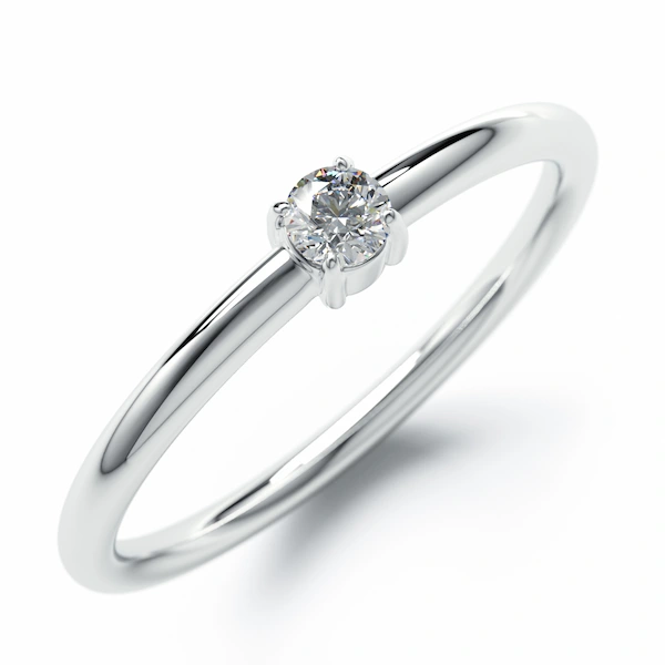 Anillo en oro 18k Diamante 6 puntos Eternity Joyería - Anillos de compromiso y argollas de matrimonio en oro